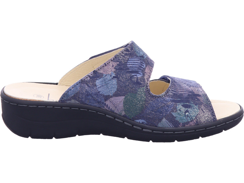 Portina Damen Pantolette  in blau