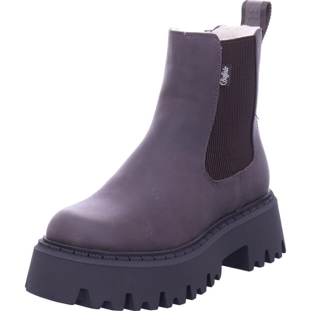 Buffalo Damen Stiefelette Aspen Chelsea in braun