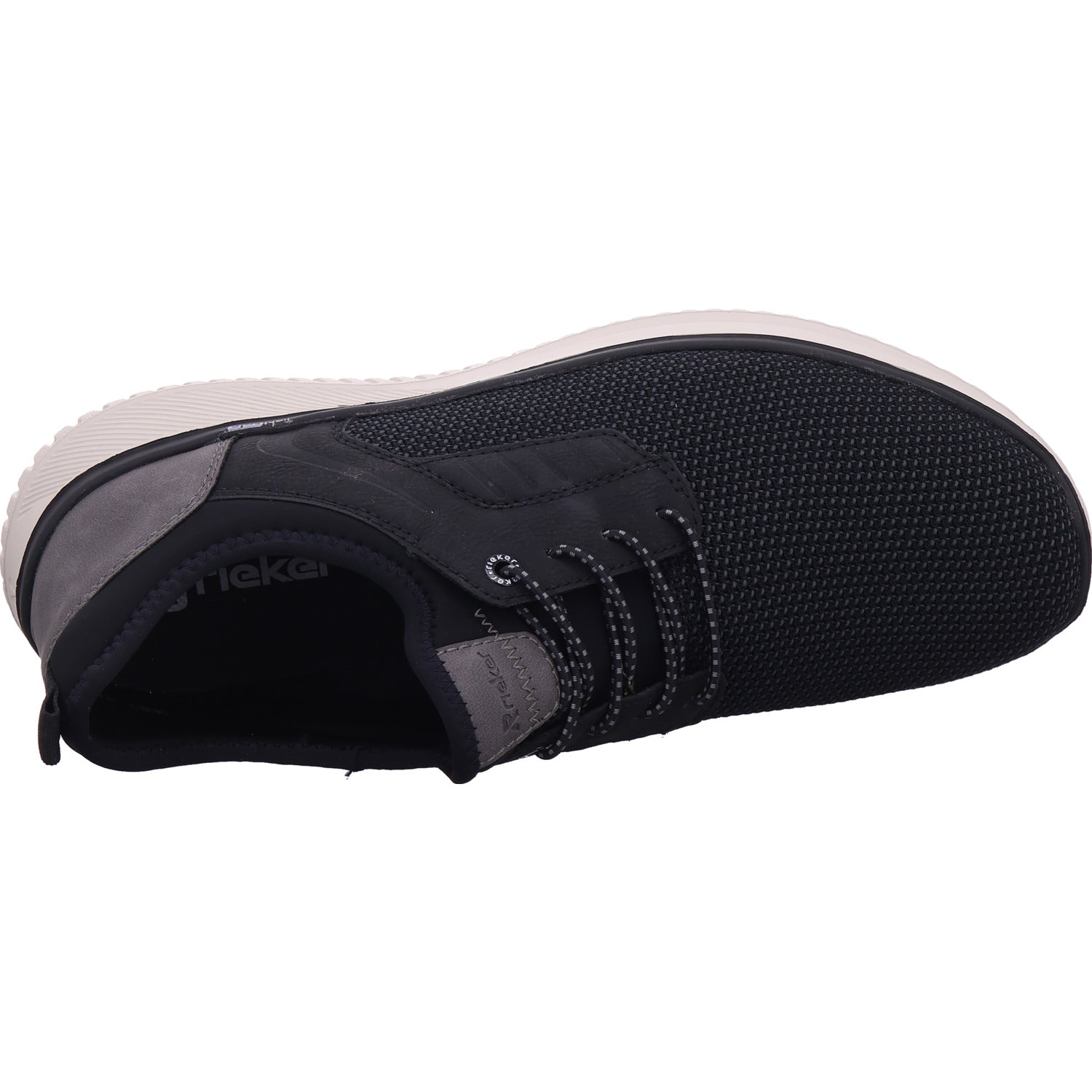 Rieker Herren Slipper  in schwarz
