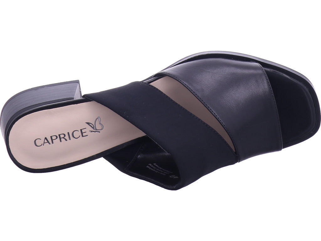 Caprice Damen Pantolette Women Slides in schwarz
