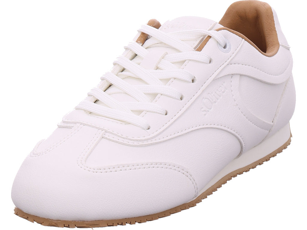 s.Oliver women's sneakers in white