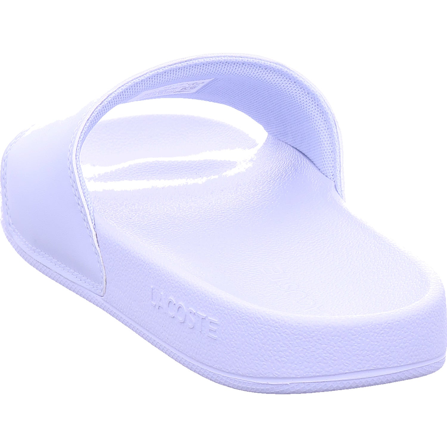 Dámské pantofle Lacoste Serve Slides v modré barvě