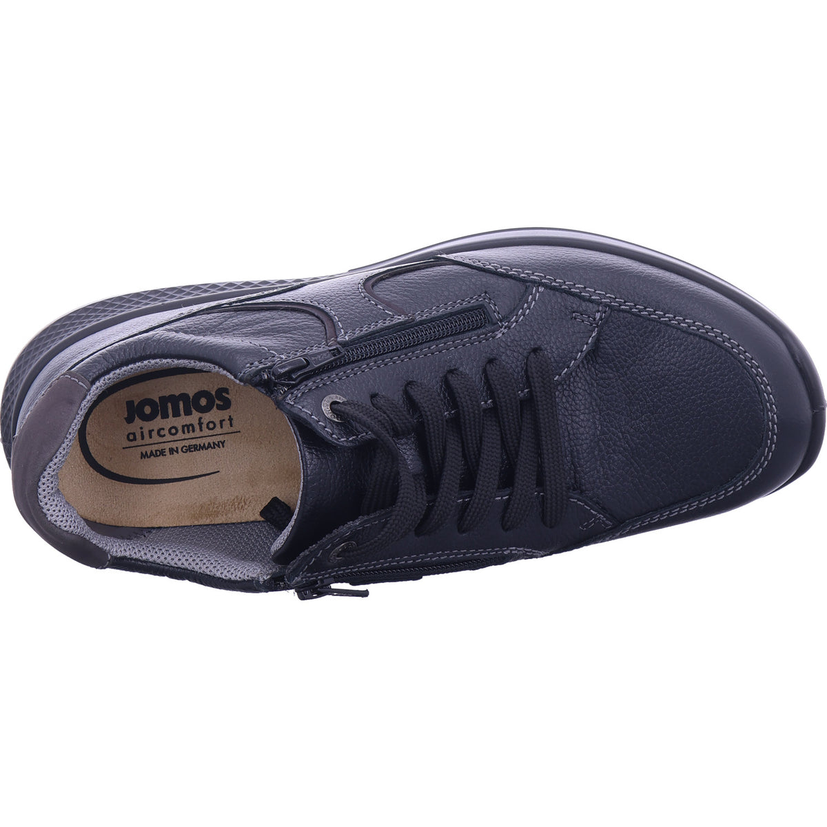 Jomos Herren Halbschuh Campus in schwarz