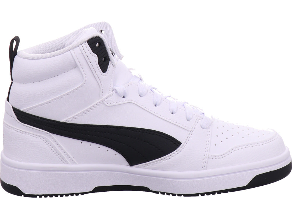 Puma Jungen Sneaker Puma Rebound V6 Mid Jr in weiß
