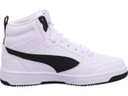 Puma Jungen Sneaker Puma Rebound V6 Mid Jr in weiß