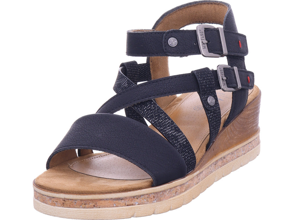 Mustang Damen Sandalette  in schwarz