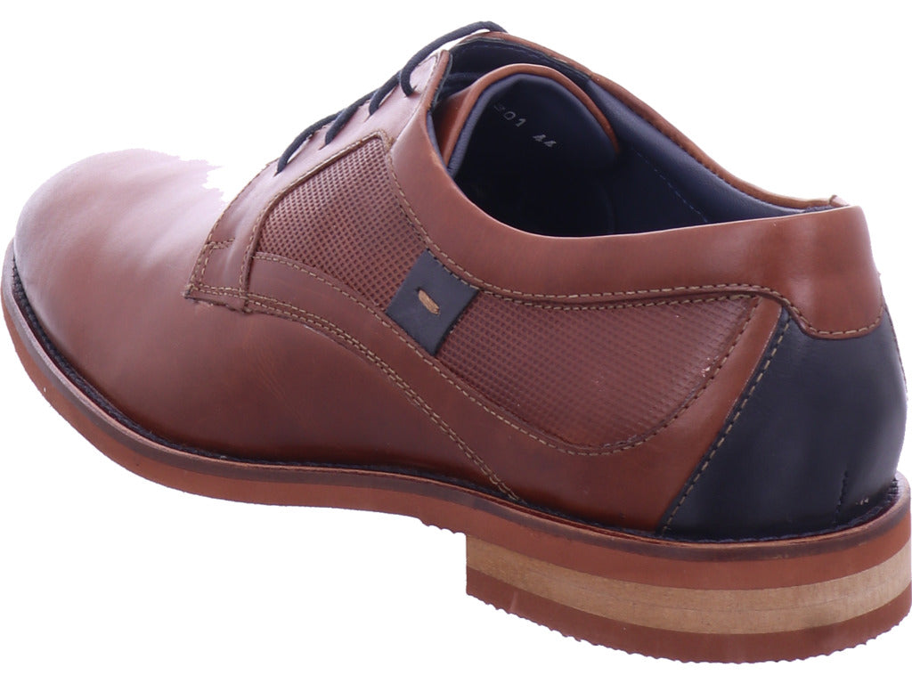 Mustang Herren Businessschuh Kastanie Metrometro in braun