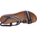 Rieker Women's Sandal in Black