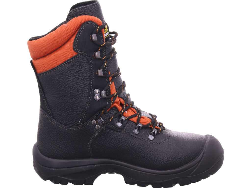 WorkPower Herren Arbeitsschuh Schnittschutz S3 Little Forest in schwarz