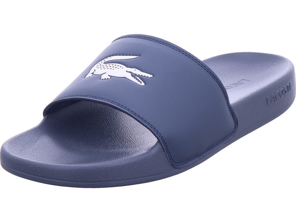 Lacoste Herren Pantolette Serve Slides in blau