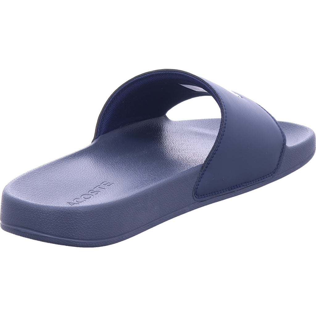 Lacoste Men's Serve Slides in blue
