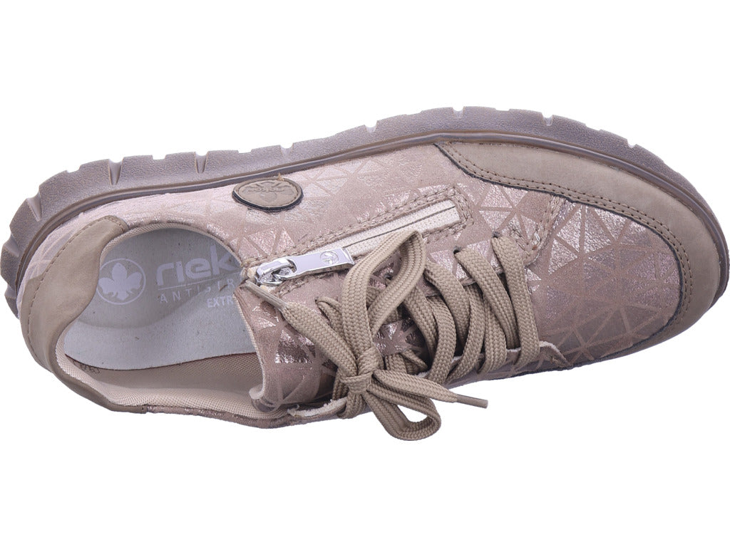 Rieker women's sneakers Hwk women's low shoes in beige
