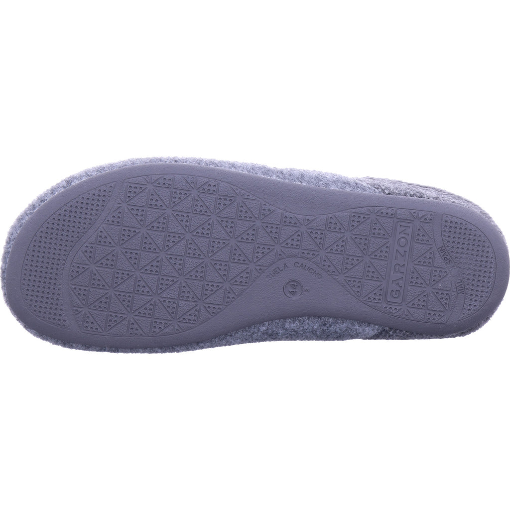 Varomed Herren Hausschuh Pedro Pantoffel in grau