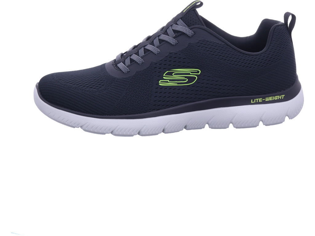 SKECHERS Men's Low-Top Shoe in Black