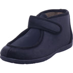 Florett Damen Hausschuh Maxi Klettstiefel in schwarz