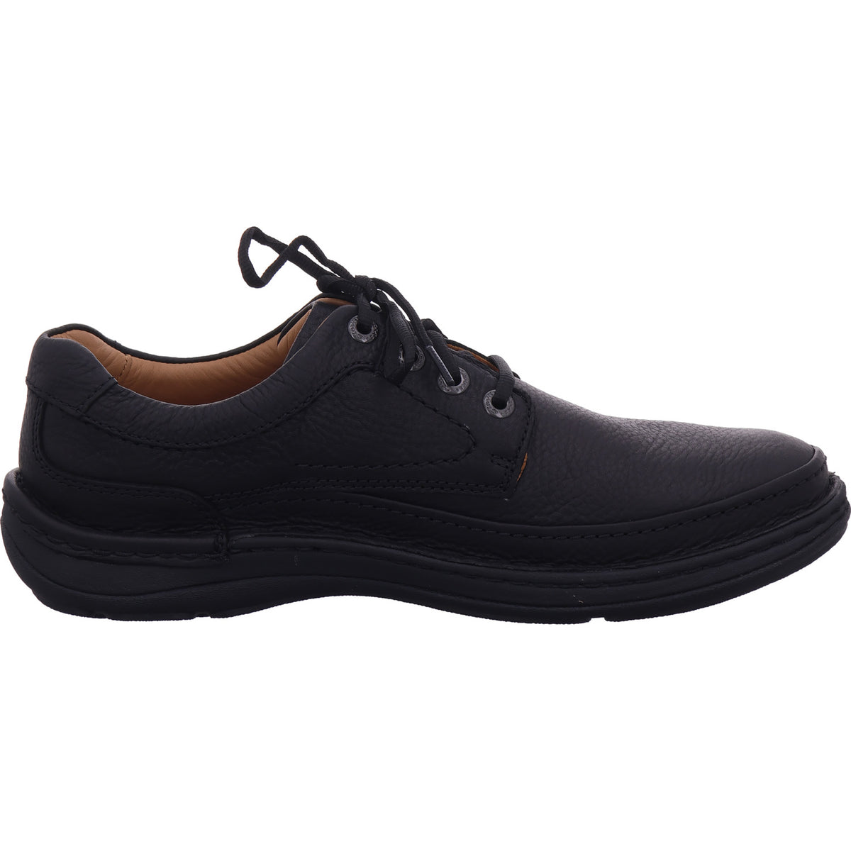 Clarks Herren Halbschuh Nature Three in schwarz