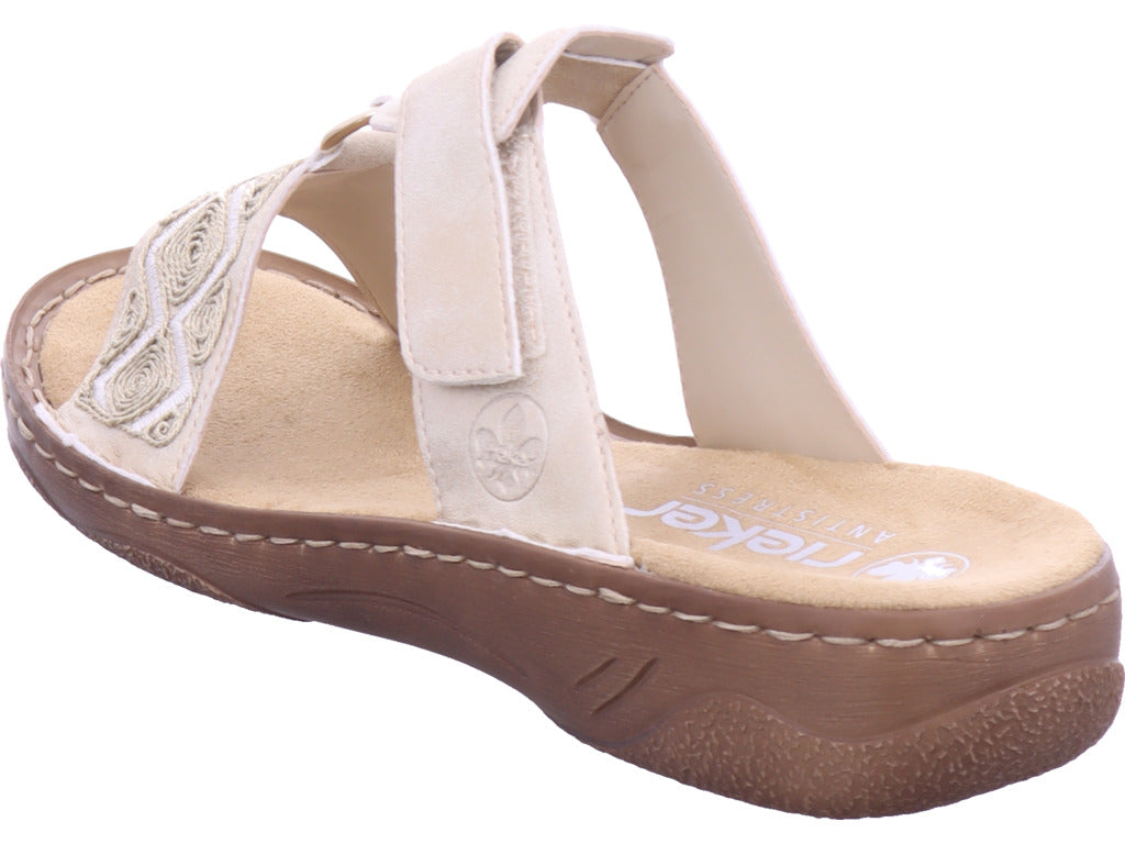 Rieker Women's Mule Fsk Women's Sandals in beige