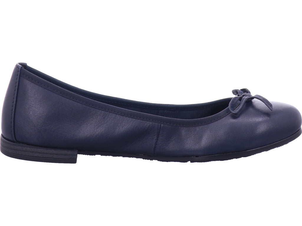 Marco Tozzi Damen Ballerina Woms Ballerina in blau