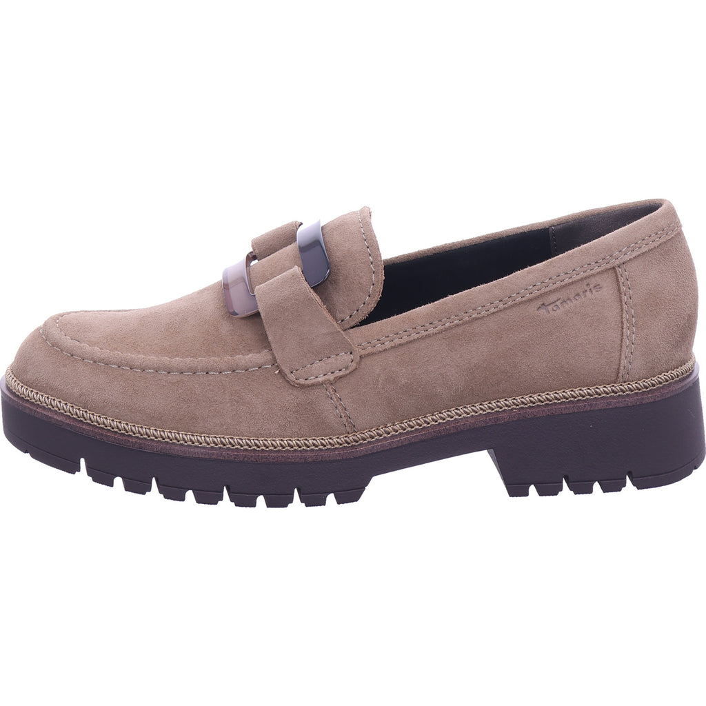 Tamaris Damen Slipper  in beige