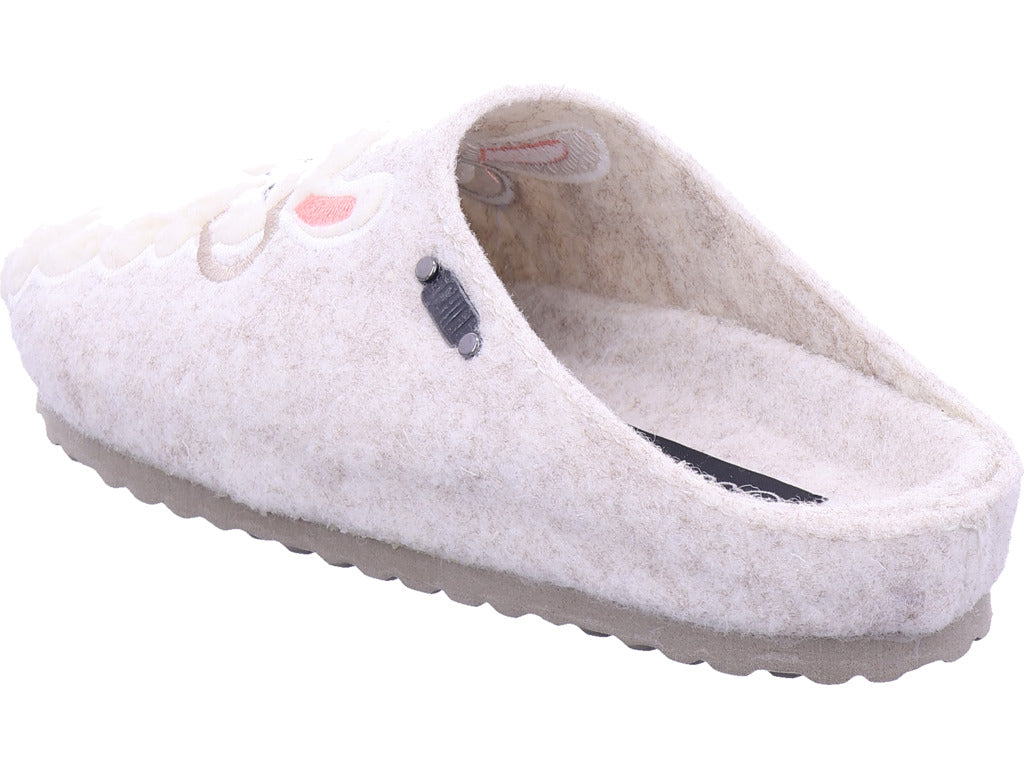 Indigo Damen Pantolette  in weiß