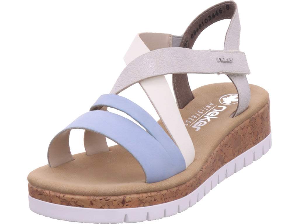 Rieker women's sandal FSK women's sandals in blue