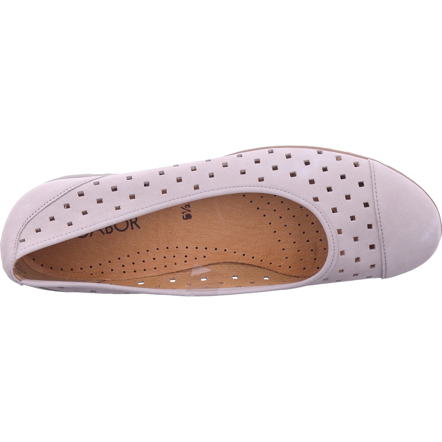 Gabor women's ballerina shoes in beige