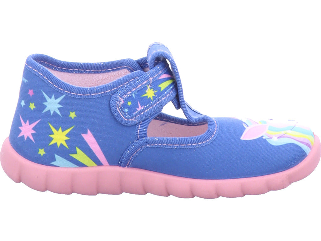 Fischer Girls' Slipper in blue