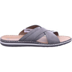 Rieker Men's Mule in Grey