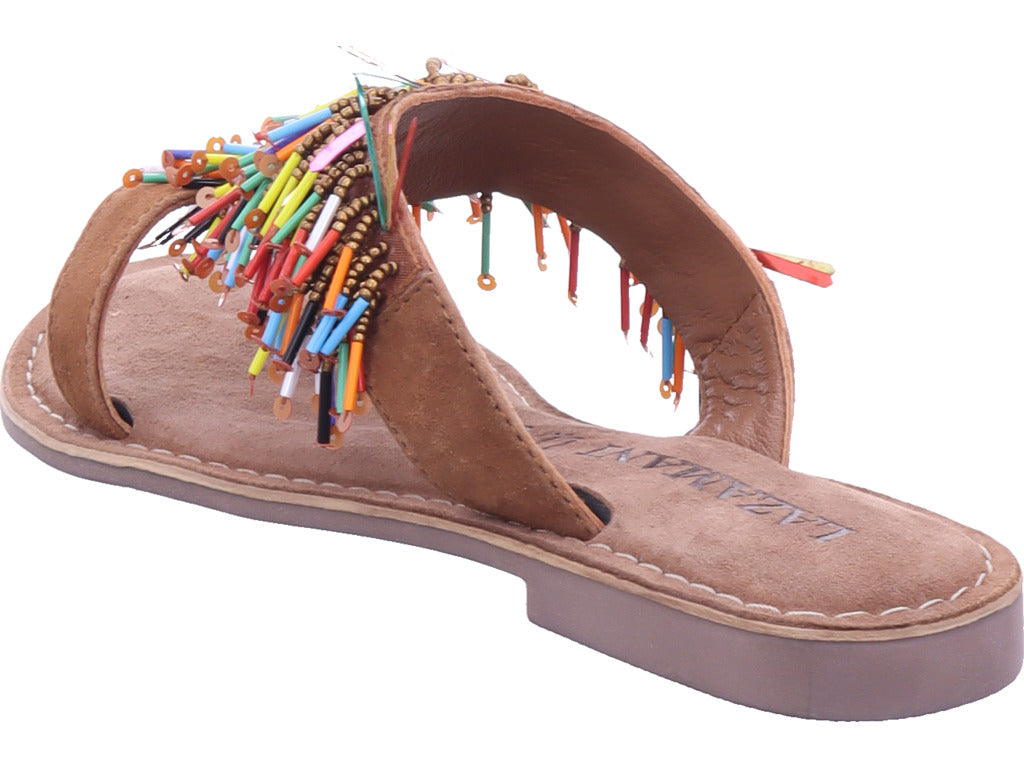 Lazamani Damen Pantolette  in braun