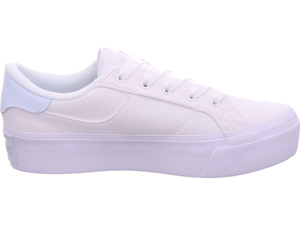 Lacoste Damen Textilschuh Ziane Platform in weiß