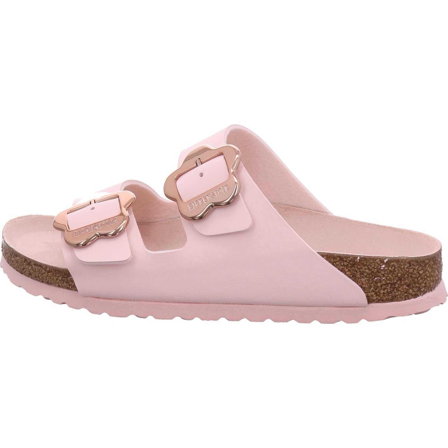 Birkenstock Mädchen Pantolette Arizona Flower Buckle in rose