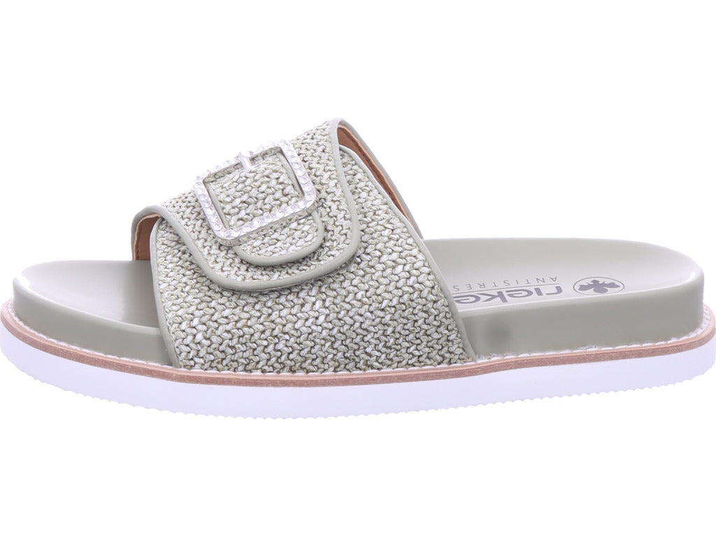 Rieker Women's Mule Fsk Women's Sandals in Green