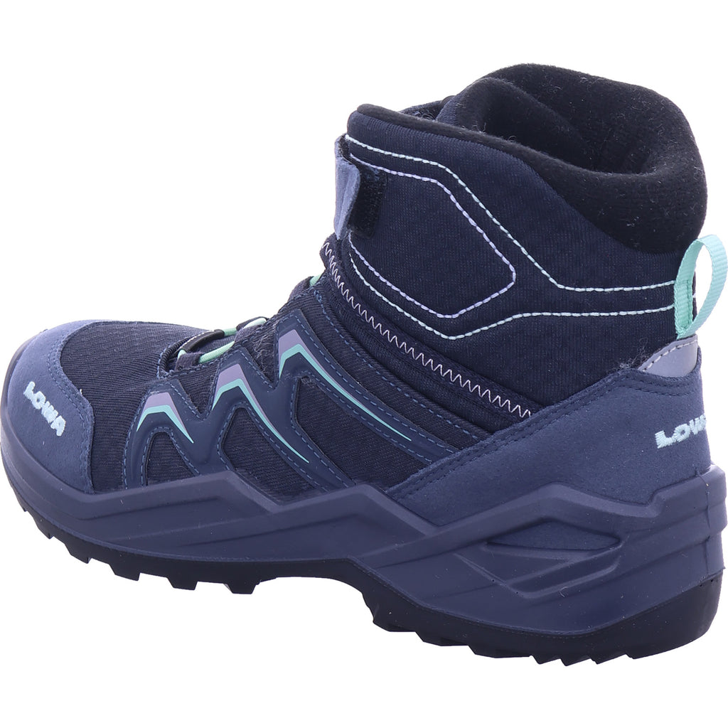 lowa Unisex - Kinder Wanderschuhe Maddox Warm Gtx Mid Jr in blau