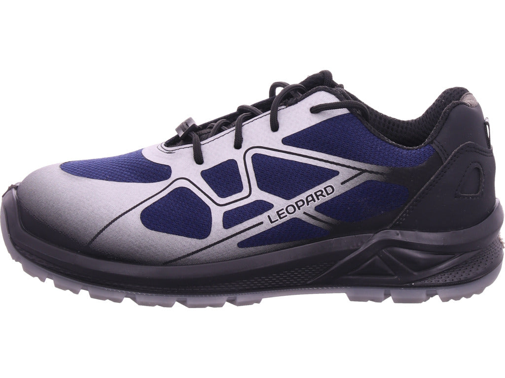 Leopard Herren Arbeitsschuh Sicherheitshalbschuh Esd S1P in blau
