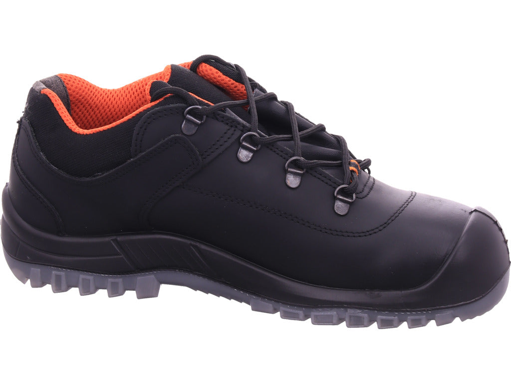 Leopard Herren Arbeitsschuh Sicherheitshalbschuh S3 in schwarz