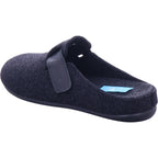 Florett Herren Hausschuh Carlo Pantoffel in schwarz