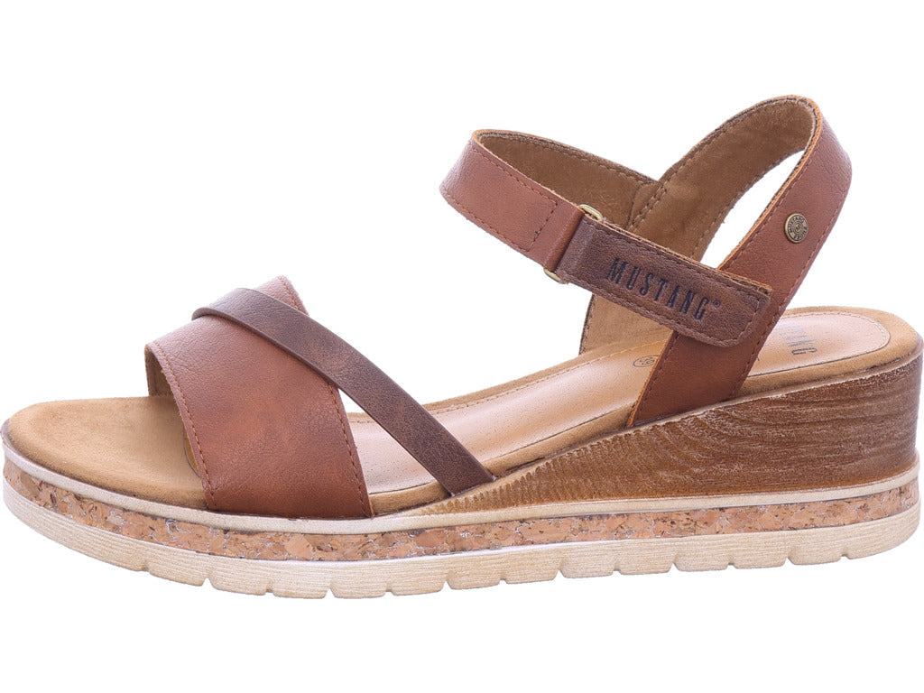 Mustang Damen Sandalette  in braun