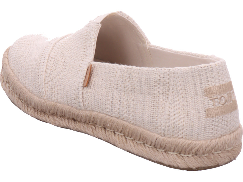 TOMS Women's Alpargata Rope 2.0 Slip-Ons in Beige