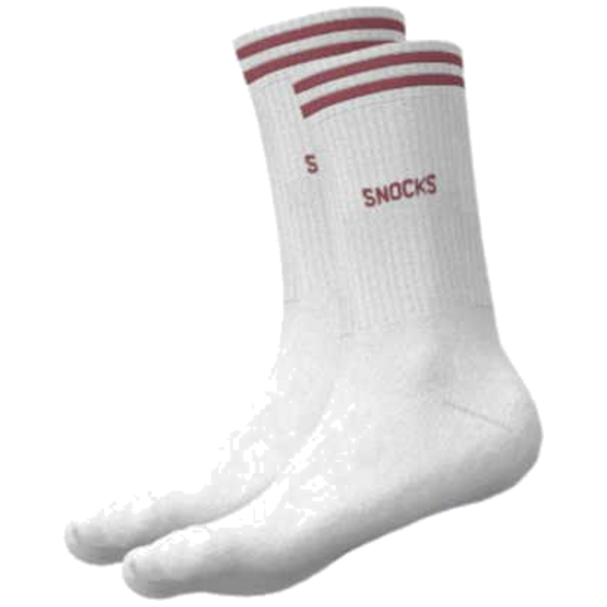 Snocks Damen Socken Retro Socks Uni in weiß
