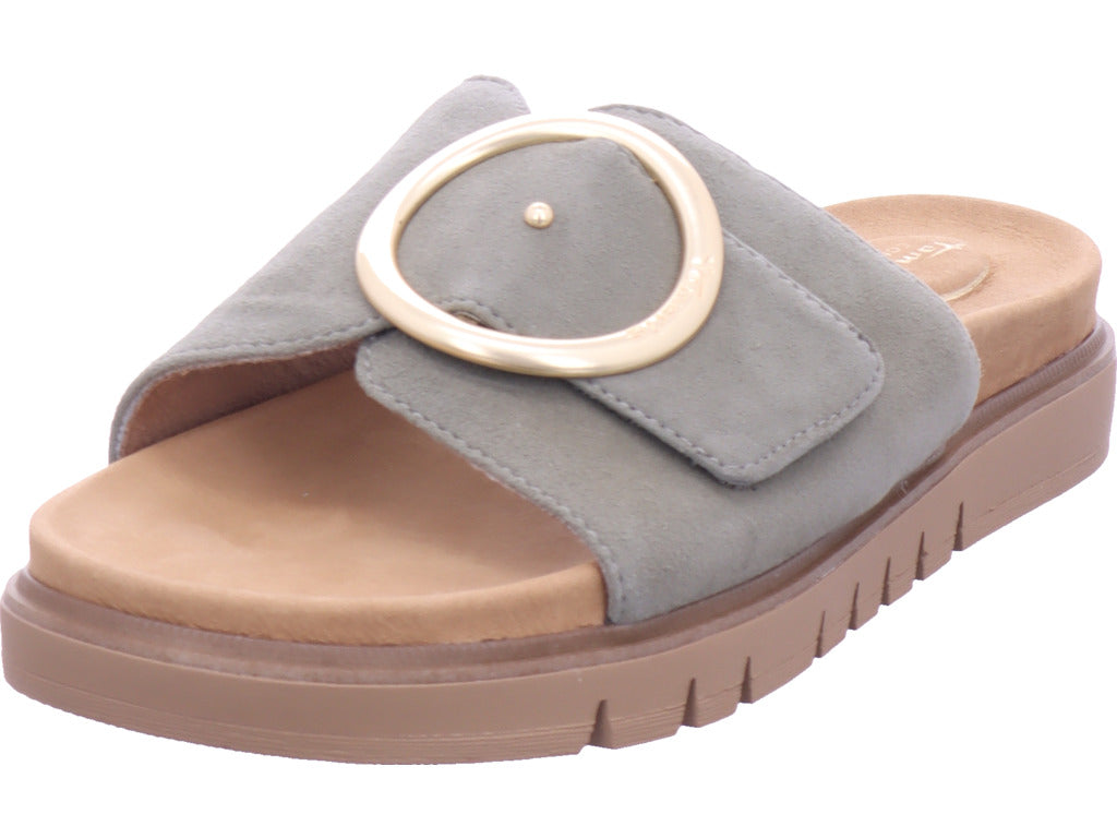 Tamaris Comfort Dámské pantofle zelené