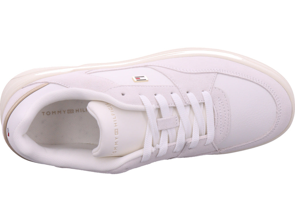 Tommy Hilfiger Damen Sneaker Essential Basket Sneaker in weiß