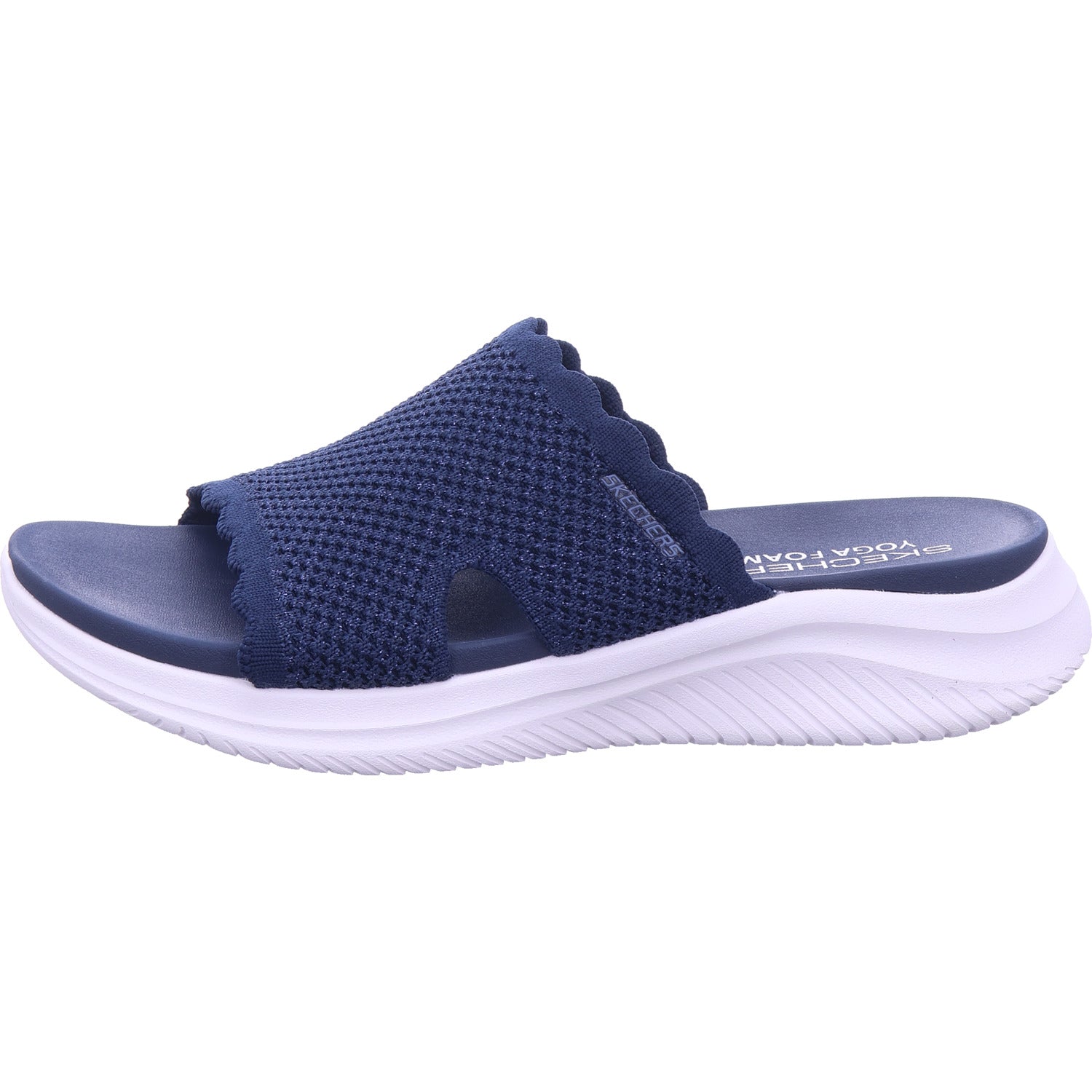 SKECHERS Damen Pantolette Ultra Flex in blau