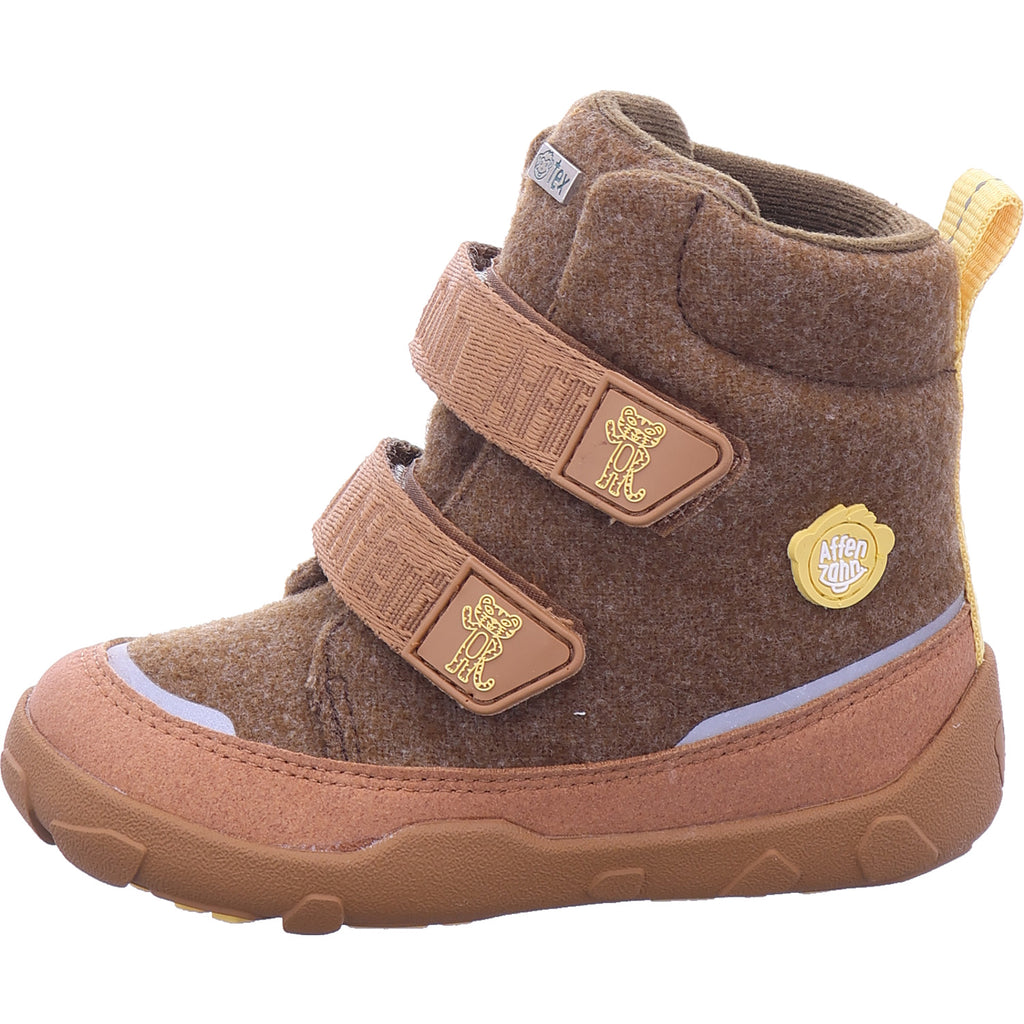 Affenzahn Jungen Barfußschuhe Tiger in braun