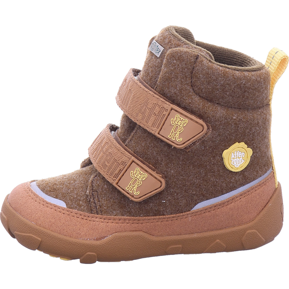 Affenzahn Jungen Barfußschuhe Tiger in braun