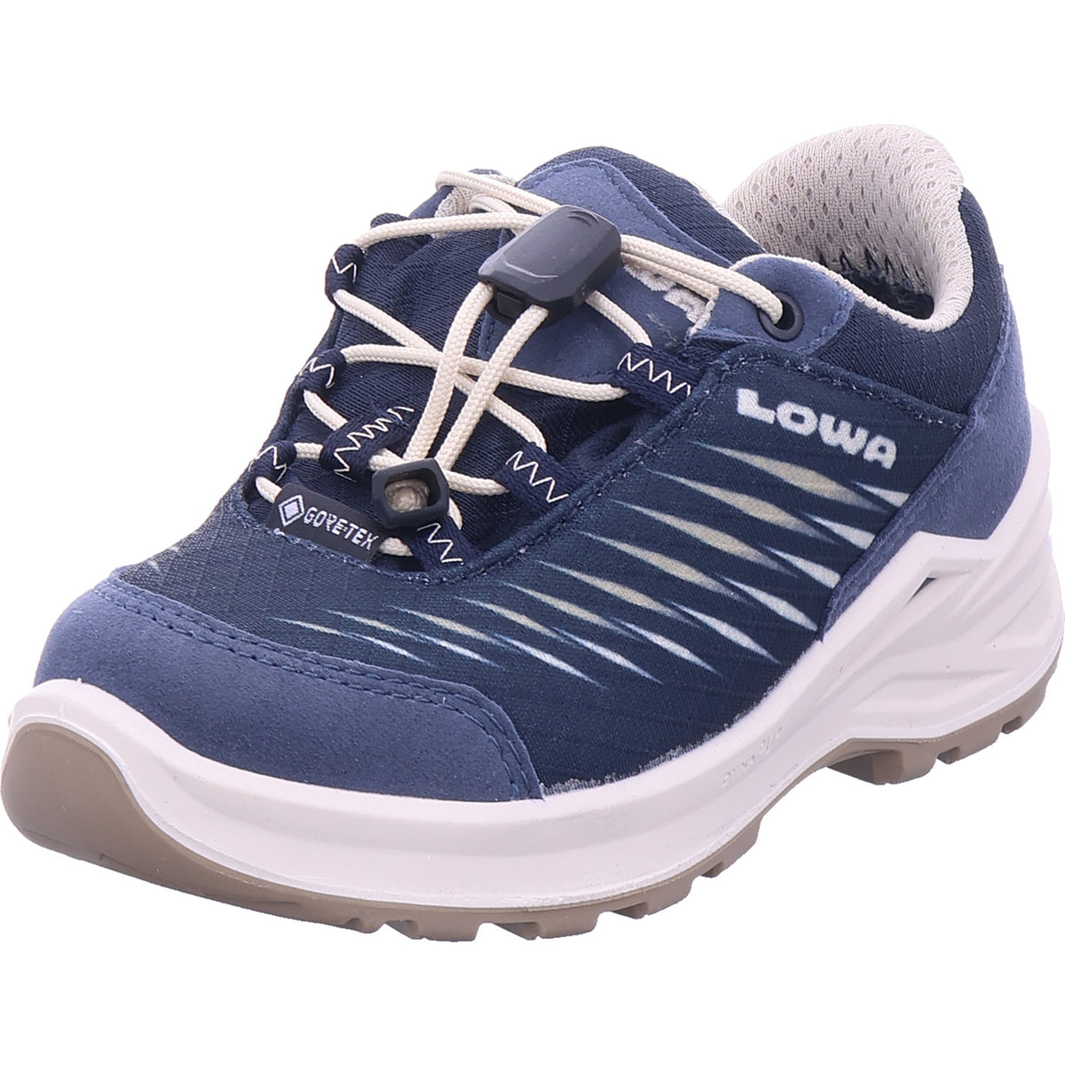 Lowa Chlapecká turistická obuv Zirrox II GTX Lo JR v modré barvě