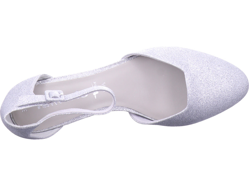 Tamaris Damen Pump Damen Pumps in silber
