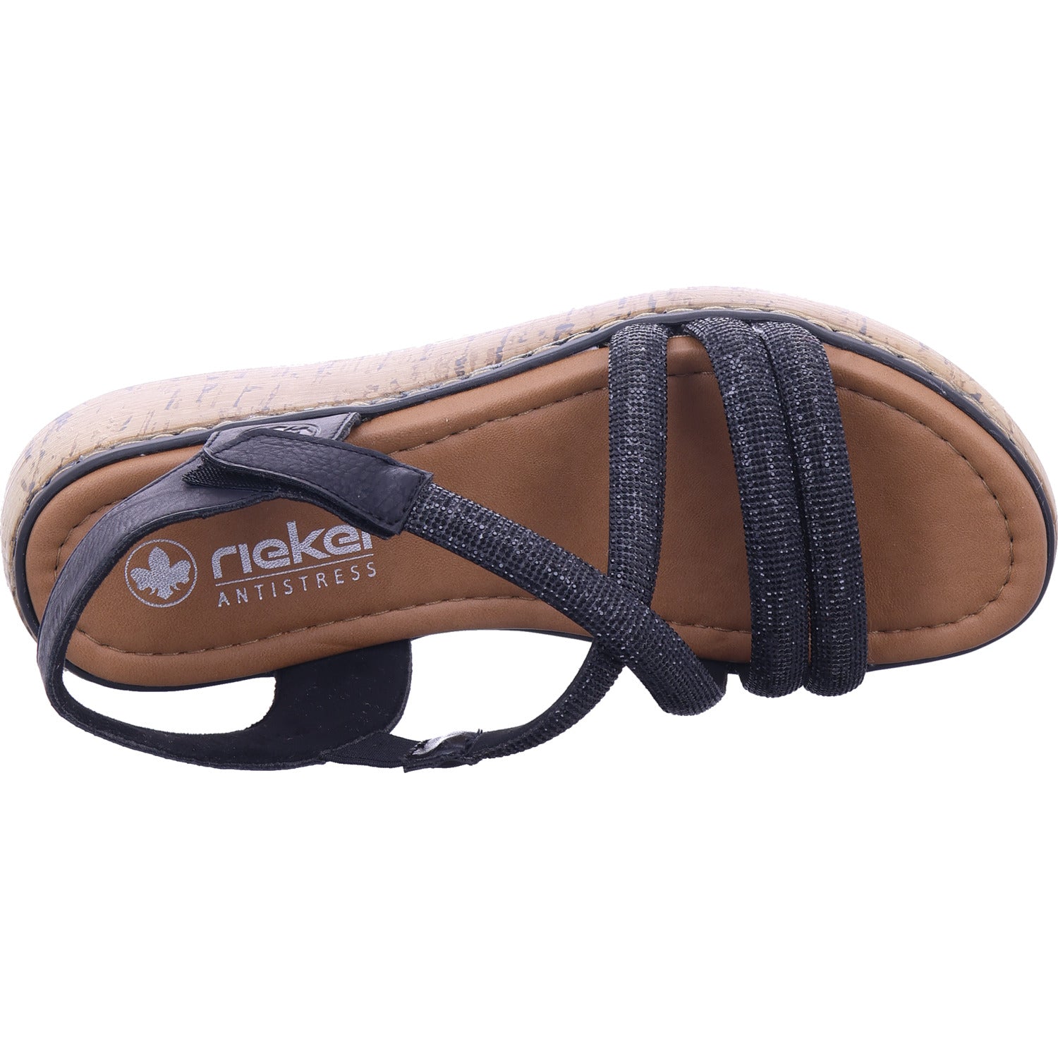 Rieker Women's Sandal in black