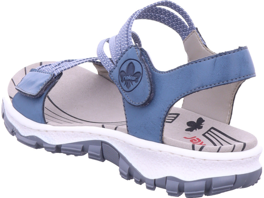 Rieker Women's Mule in blue