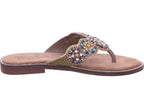 Queens Damen Pantolette  in bronze