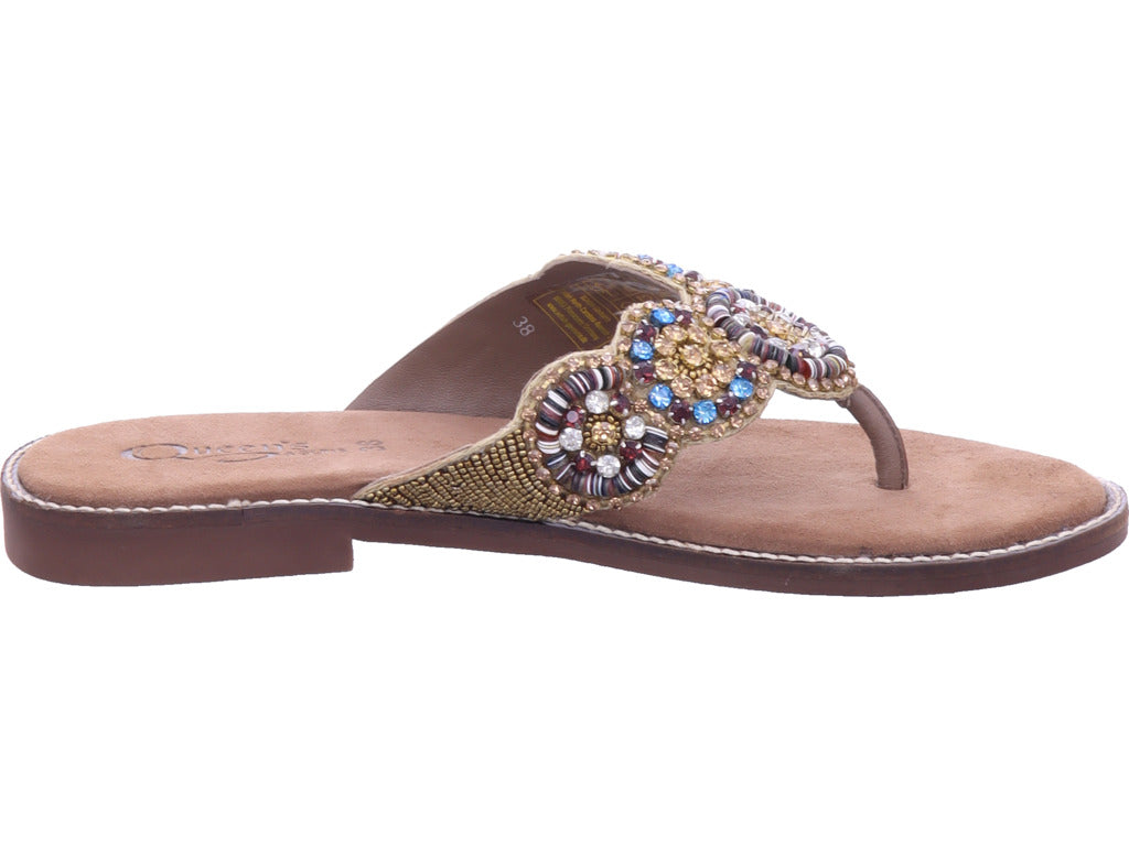 Queens Women's Mule in Bronze